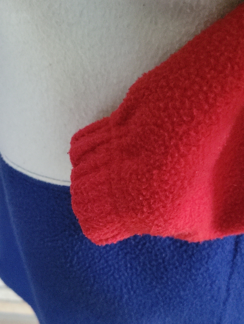 Harley-Davidson Fleece Large Red/Cream/Blue Vintage - Picture 6 of 10